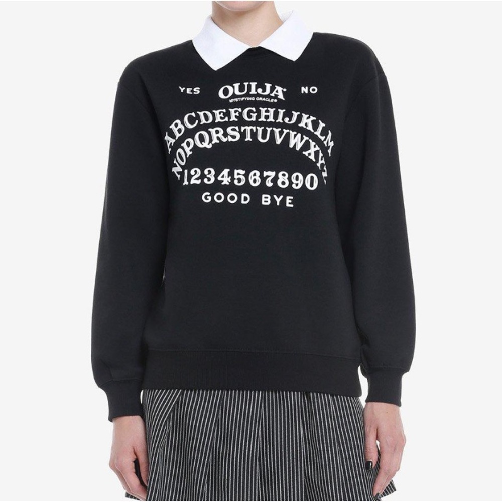 Ouija Board Collared Sweatshirt Hot Topic Witchy Halloween